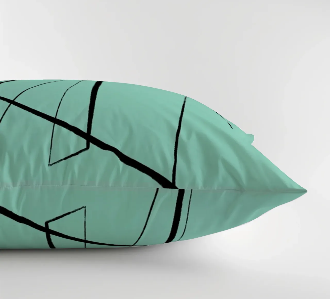 Angular Lines No 3 Kissen von treechild