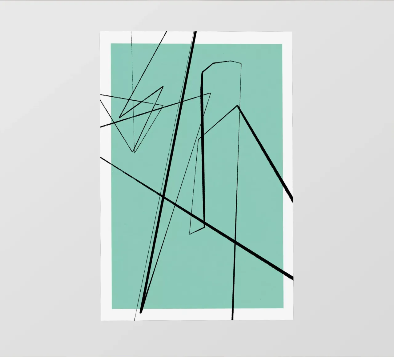 Angular Lines No 3 Backlit Folie von treechild