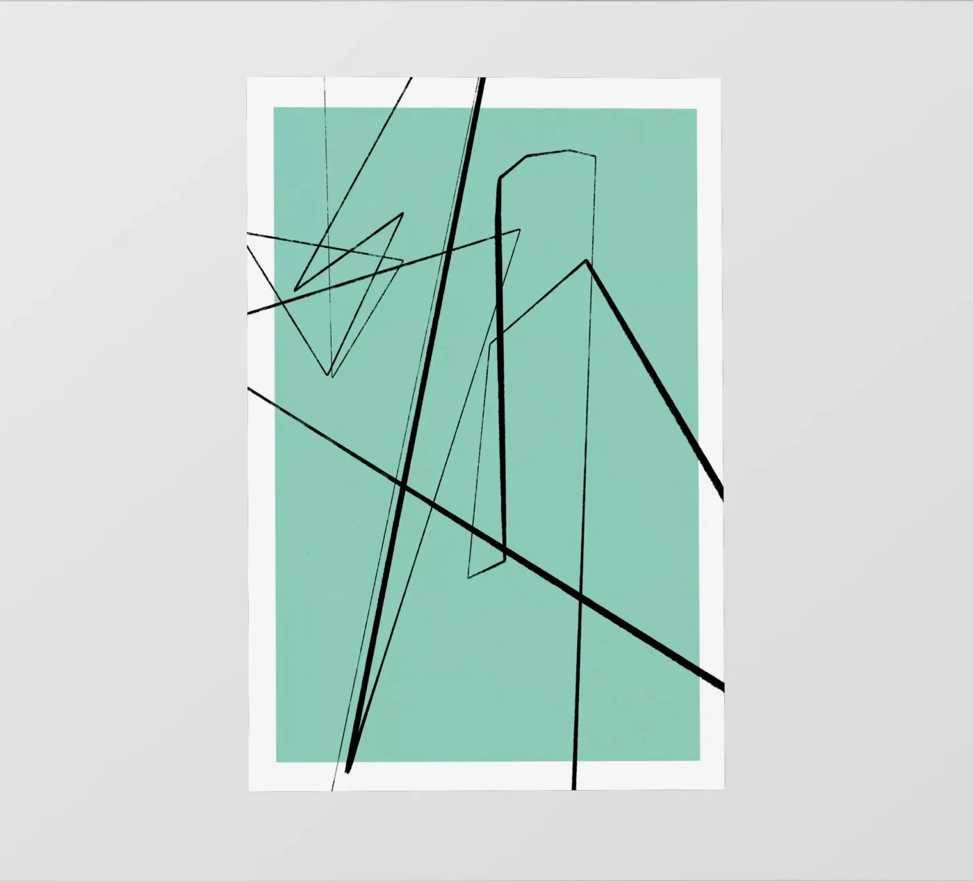 Angular Lines No 3 Backlit Folie von treechild