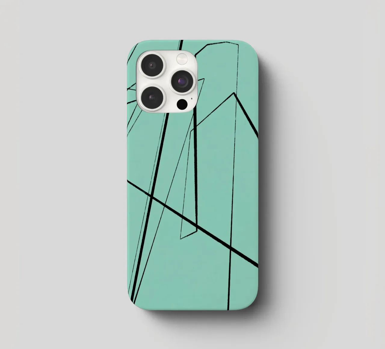 Angular Lines No 3 cover iphone da treechild