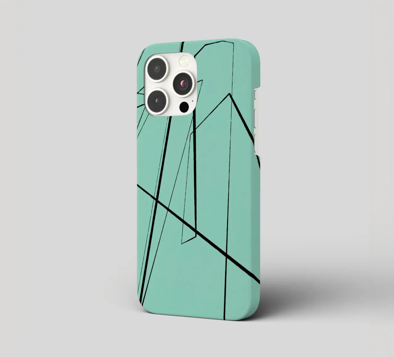 Angular Lines No 3 cover iphone da treechild