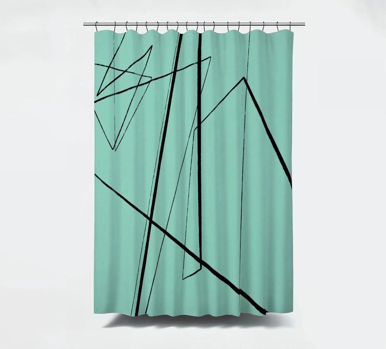 Angular Lines No 3 tenda da doccia da treechild