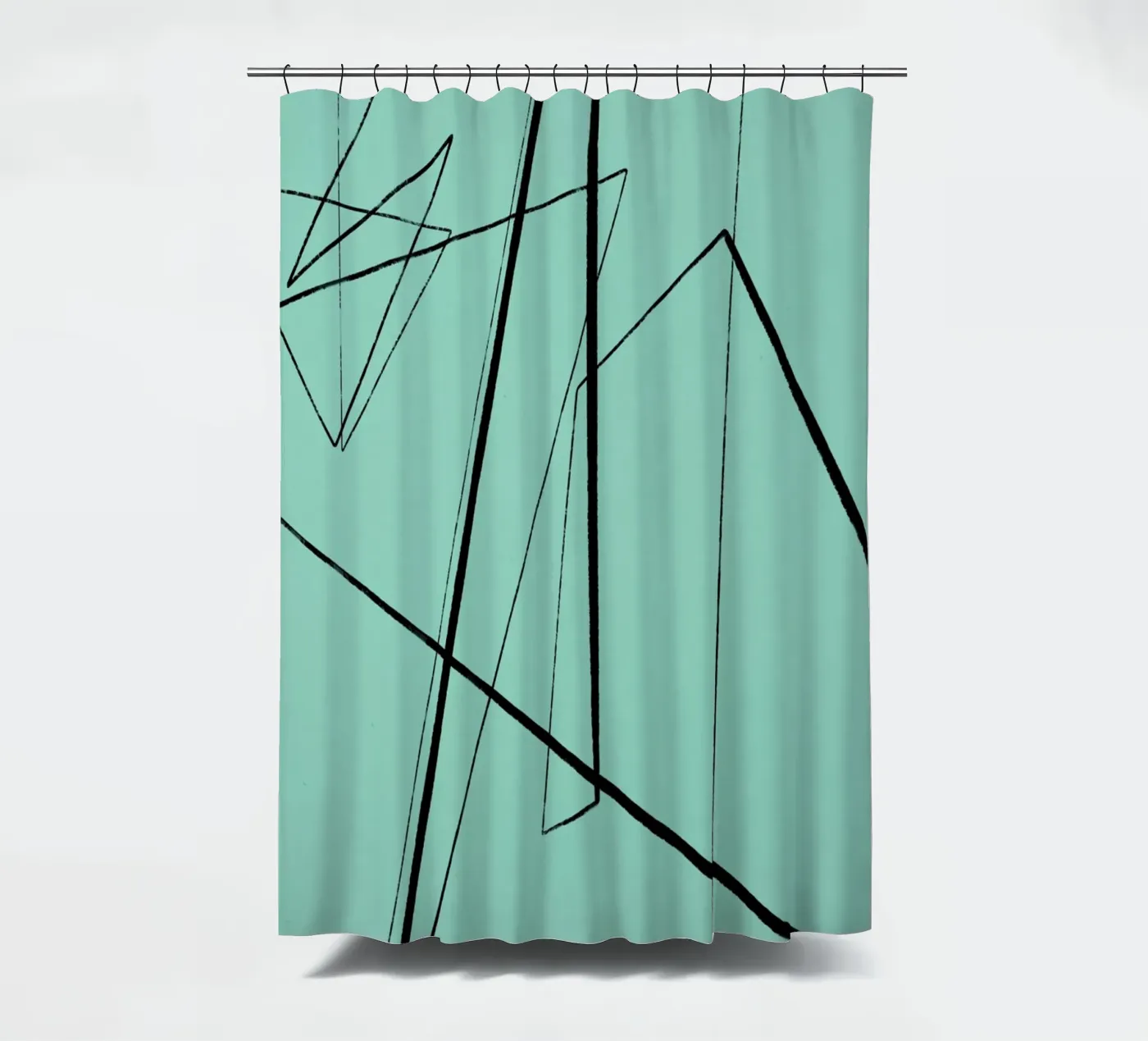 Angular Lines No 3 rideau de douche de treechild