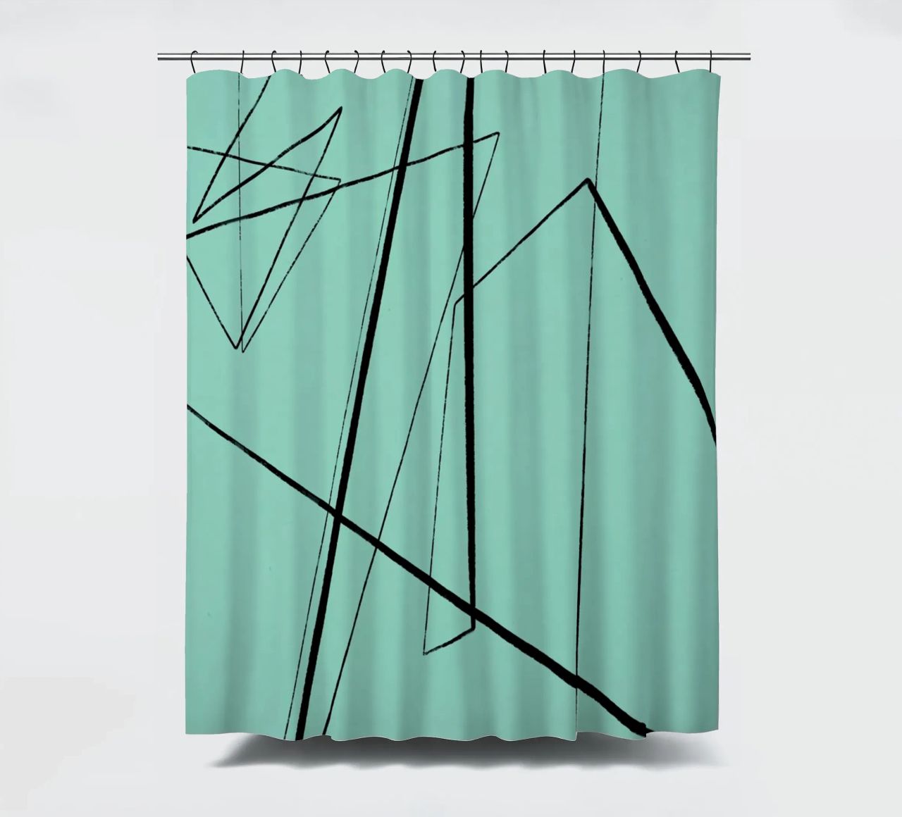 Angular Lines No 3 tenda da doccia da treechild