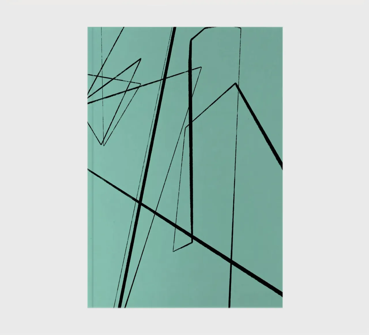Angular Lines No 3 Notizbuch von treechild