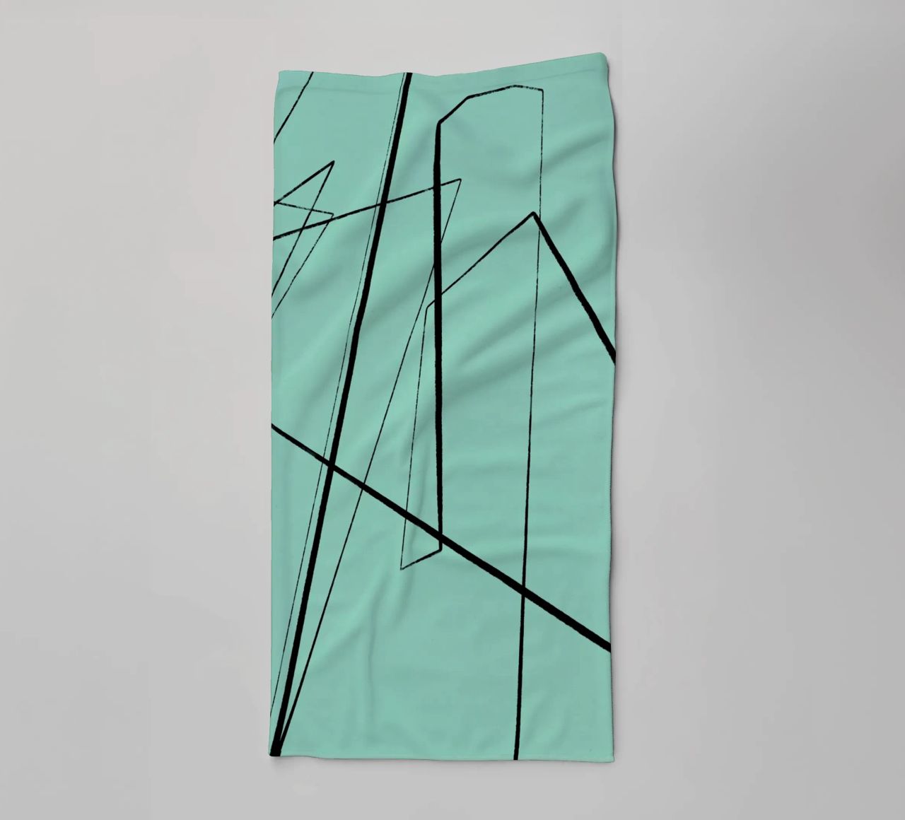 Angular Lines No 3 Handtuch von treechild
