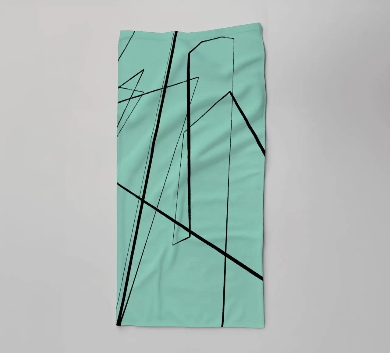 Angular Lines No 3 Handtuch von treechild