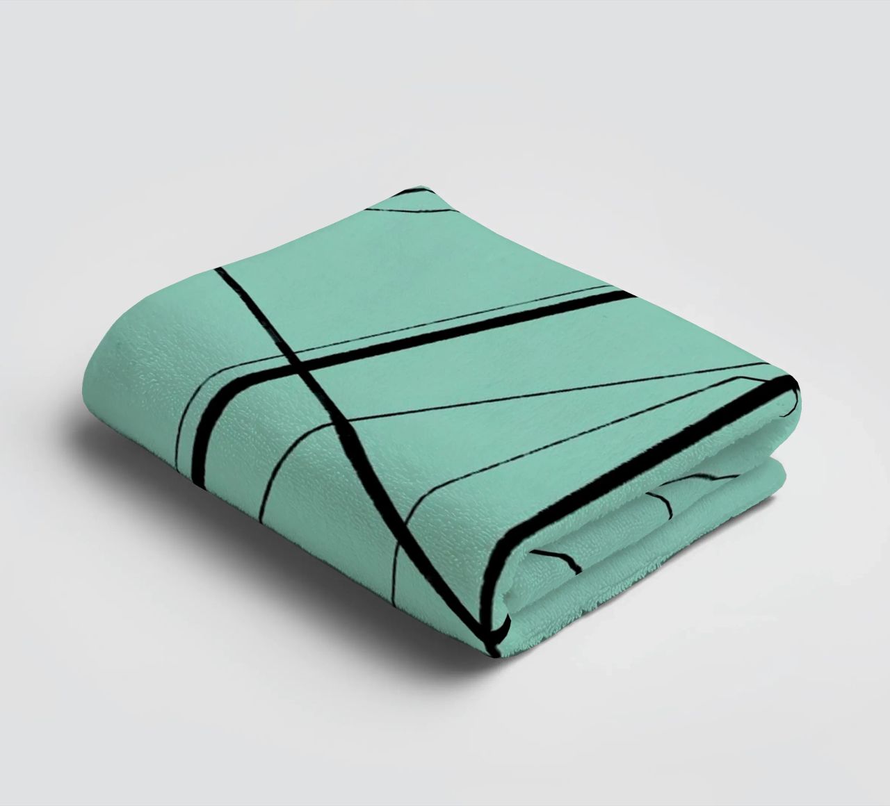 Angular Lines No 3 Handtuch von treechild