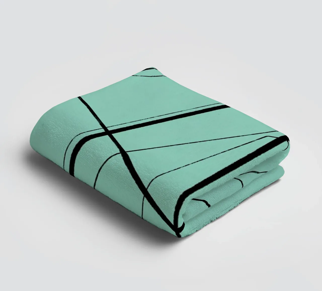 Angular Lines No 3 Handtuch von treechild