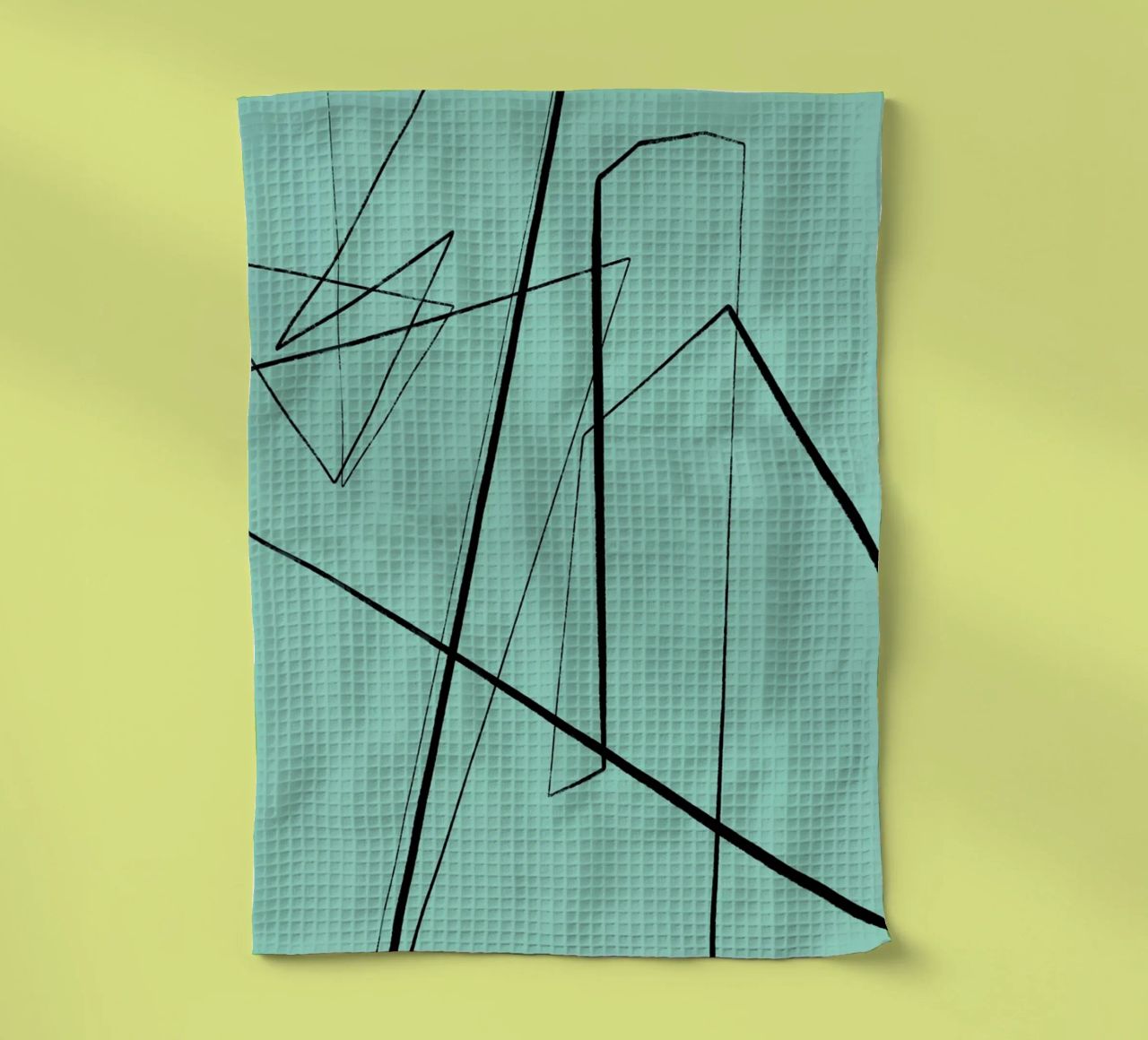 Angular Lines No 3 Geschirrtuch von treechild