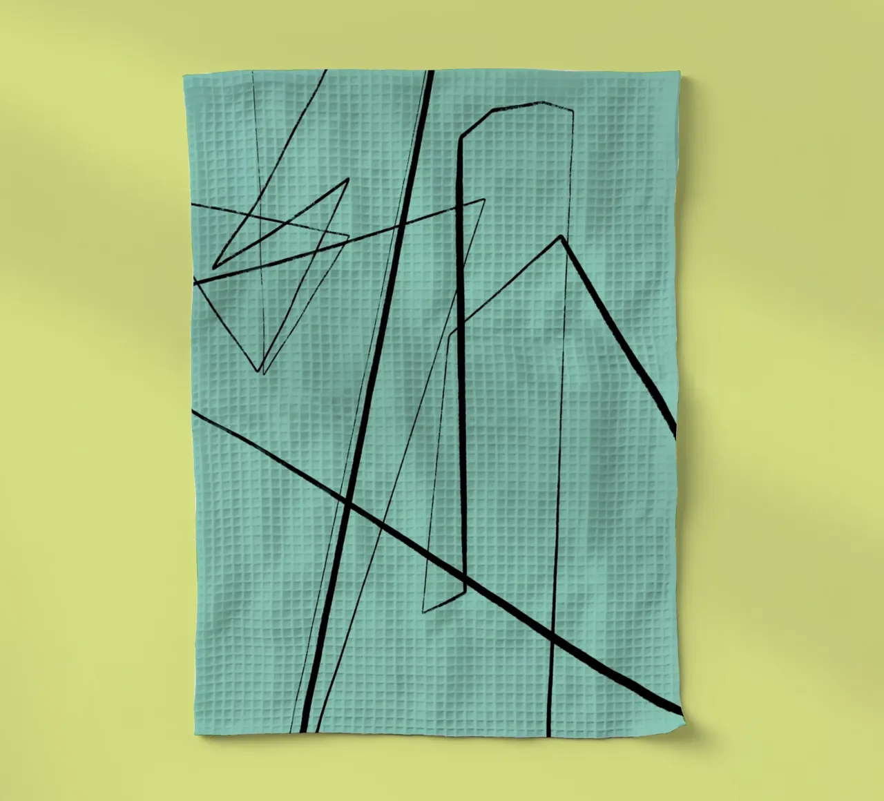 Angular Lines No 3 Geschirrtuch von treechild