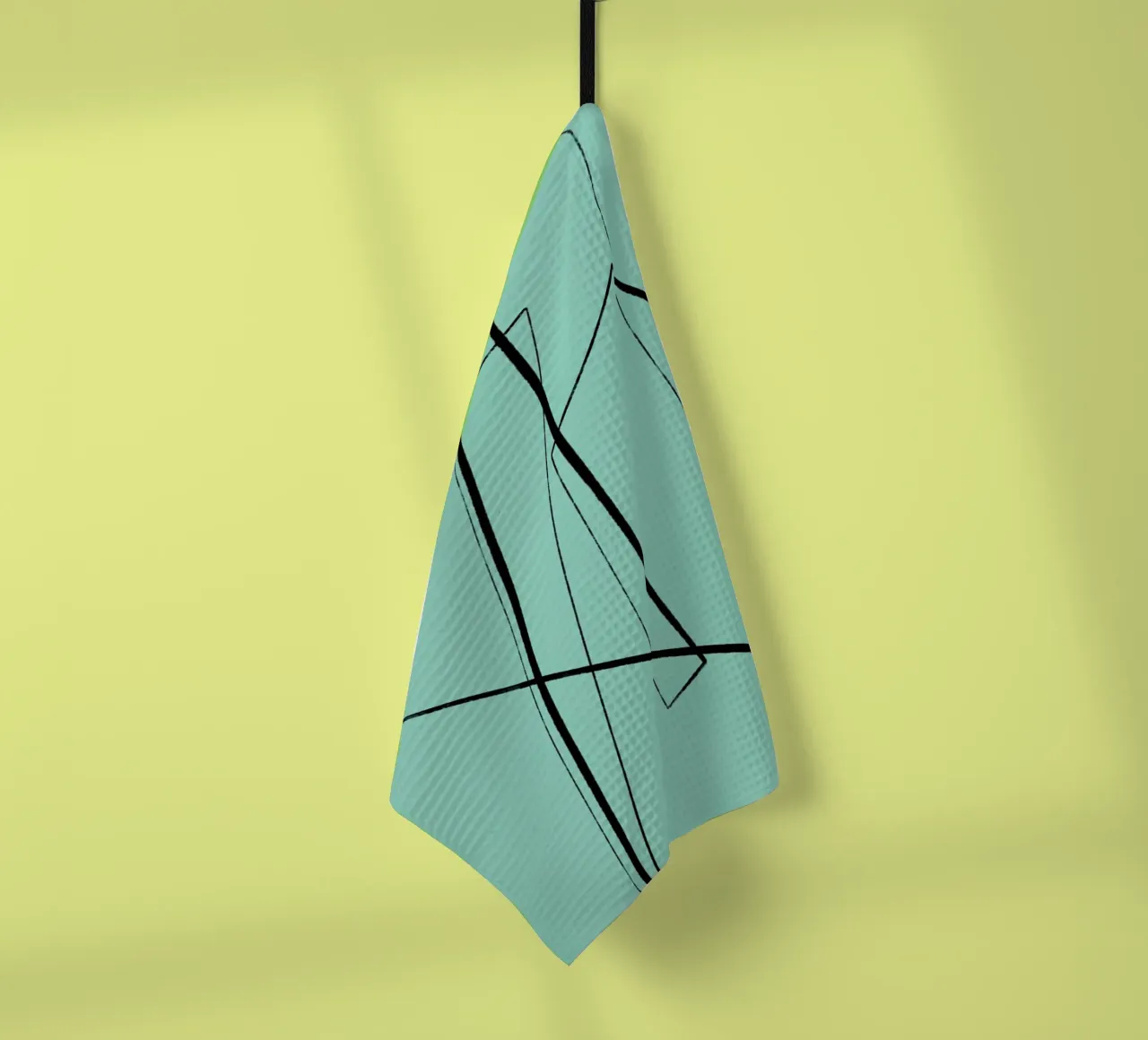 Angular Lines No 3 Geschirrtuch von treechild