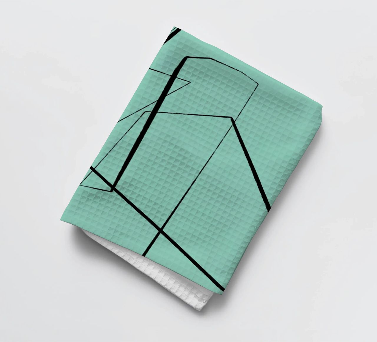 Angular Lines No 3 Geschirrtuch von treechild