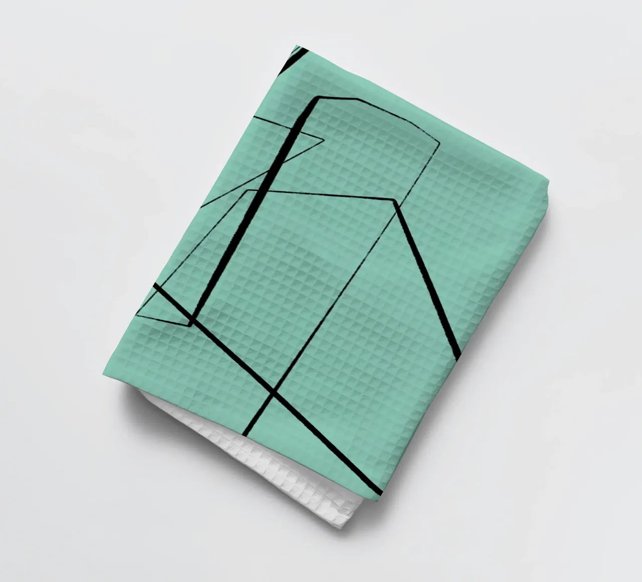 Angular Lines No 3 Geschirrtuch von treechild