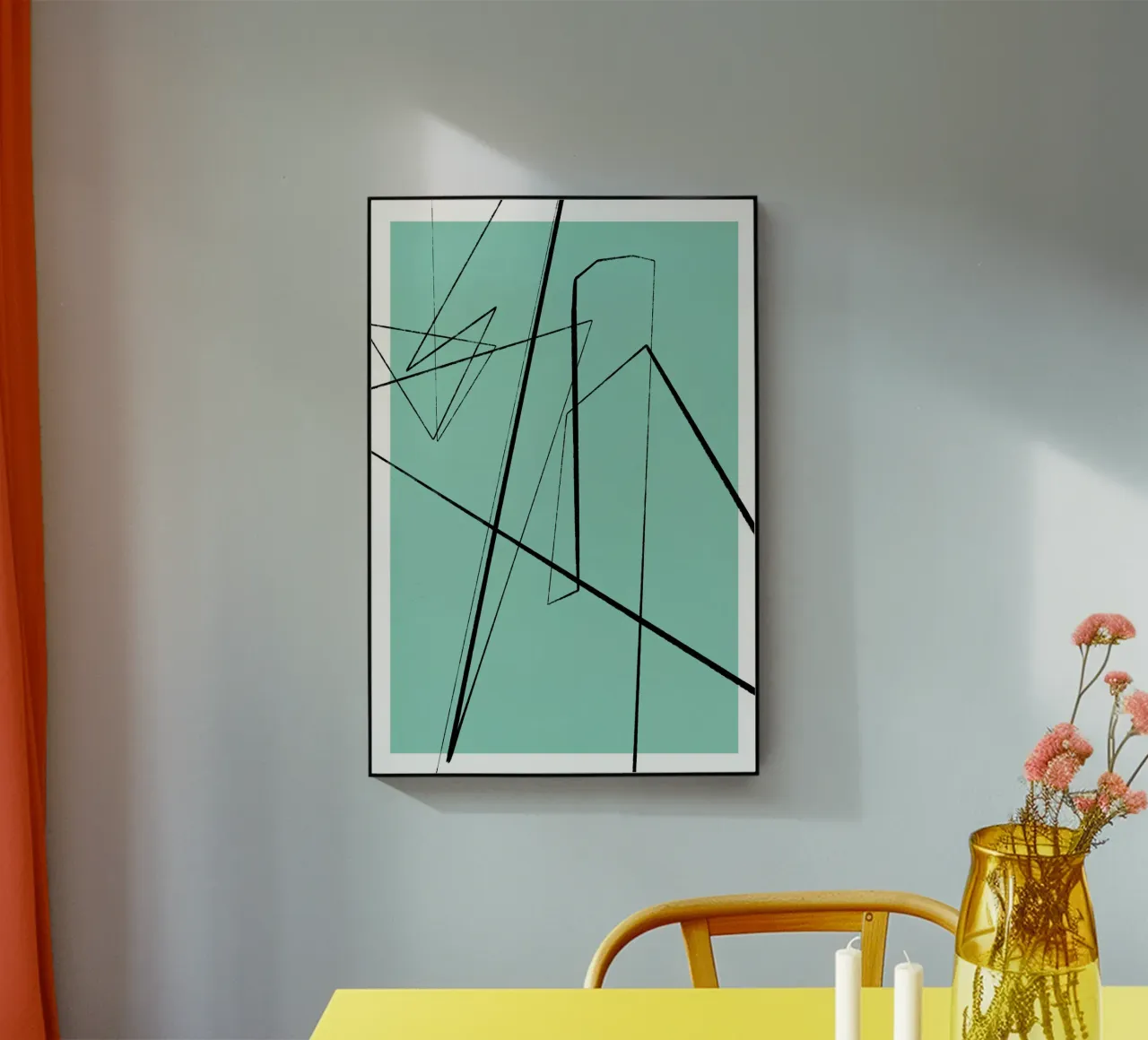 Angular Lines No 3 acrylic glass by treechild