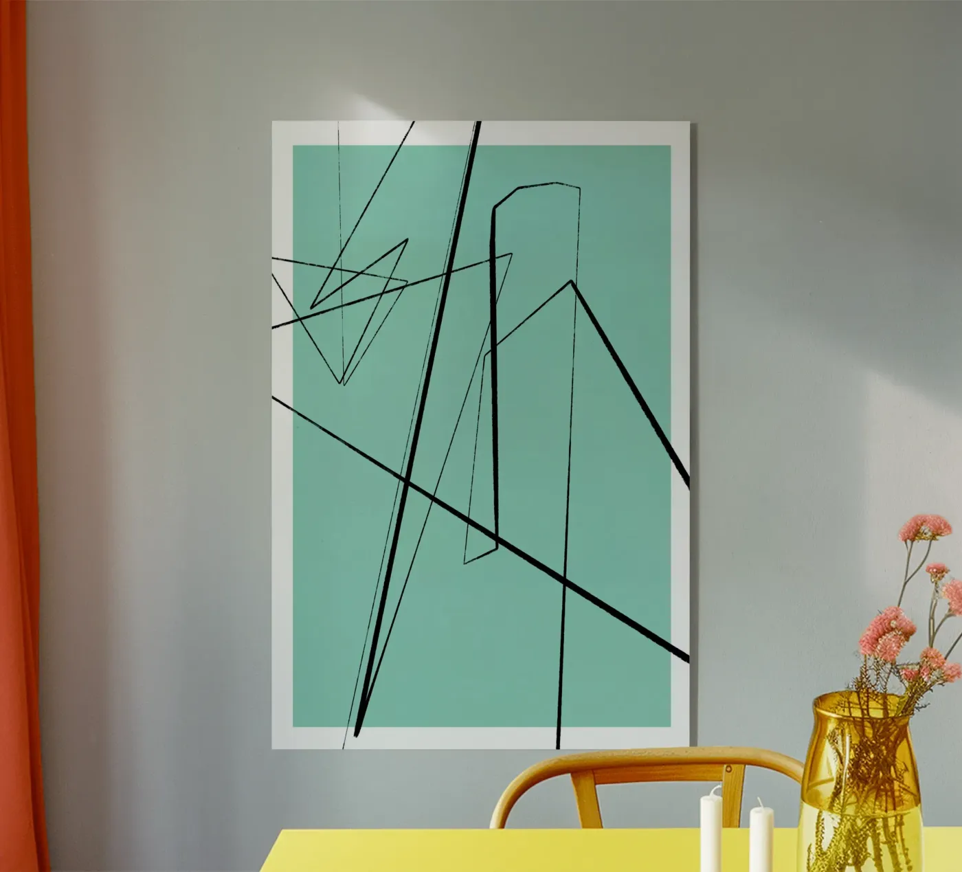 Angular Lines No 3 Acryl-Glas von treechild