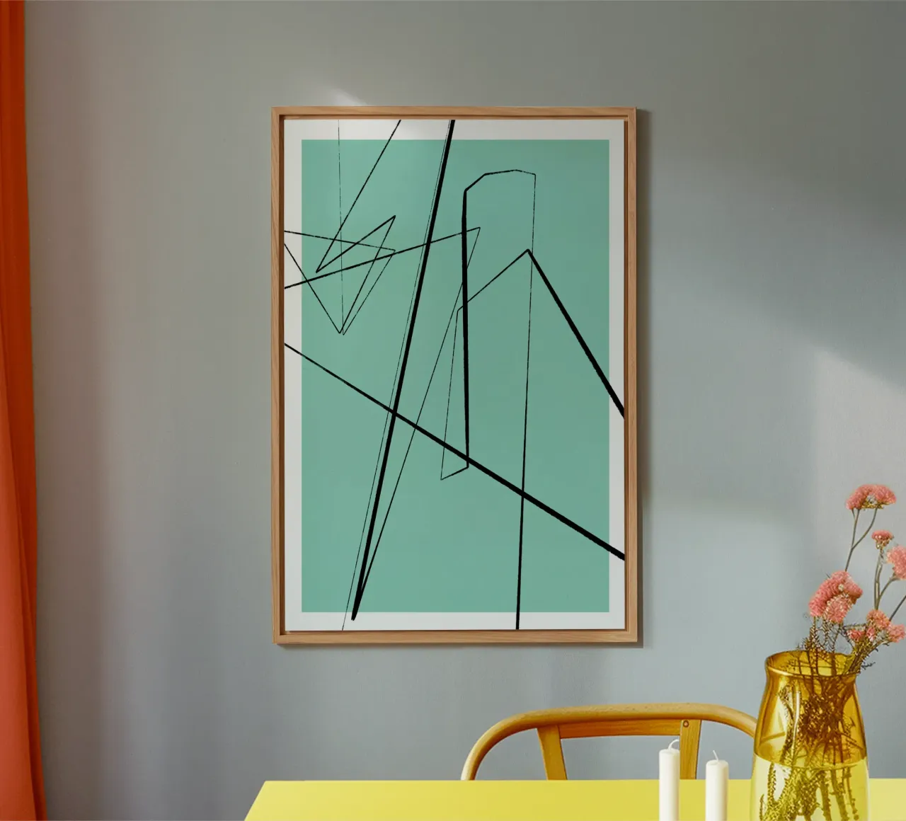 Angular Lines No 3 Forex-Platte von treechild