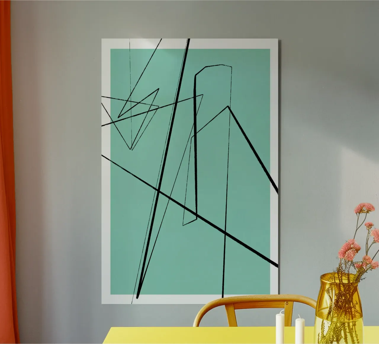 Angular Lines No 3 Forex-Platte von treechild