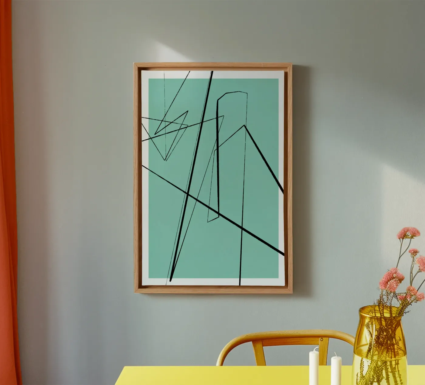 Angular Lines No 3 tela da treechild