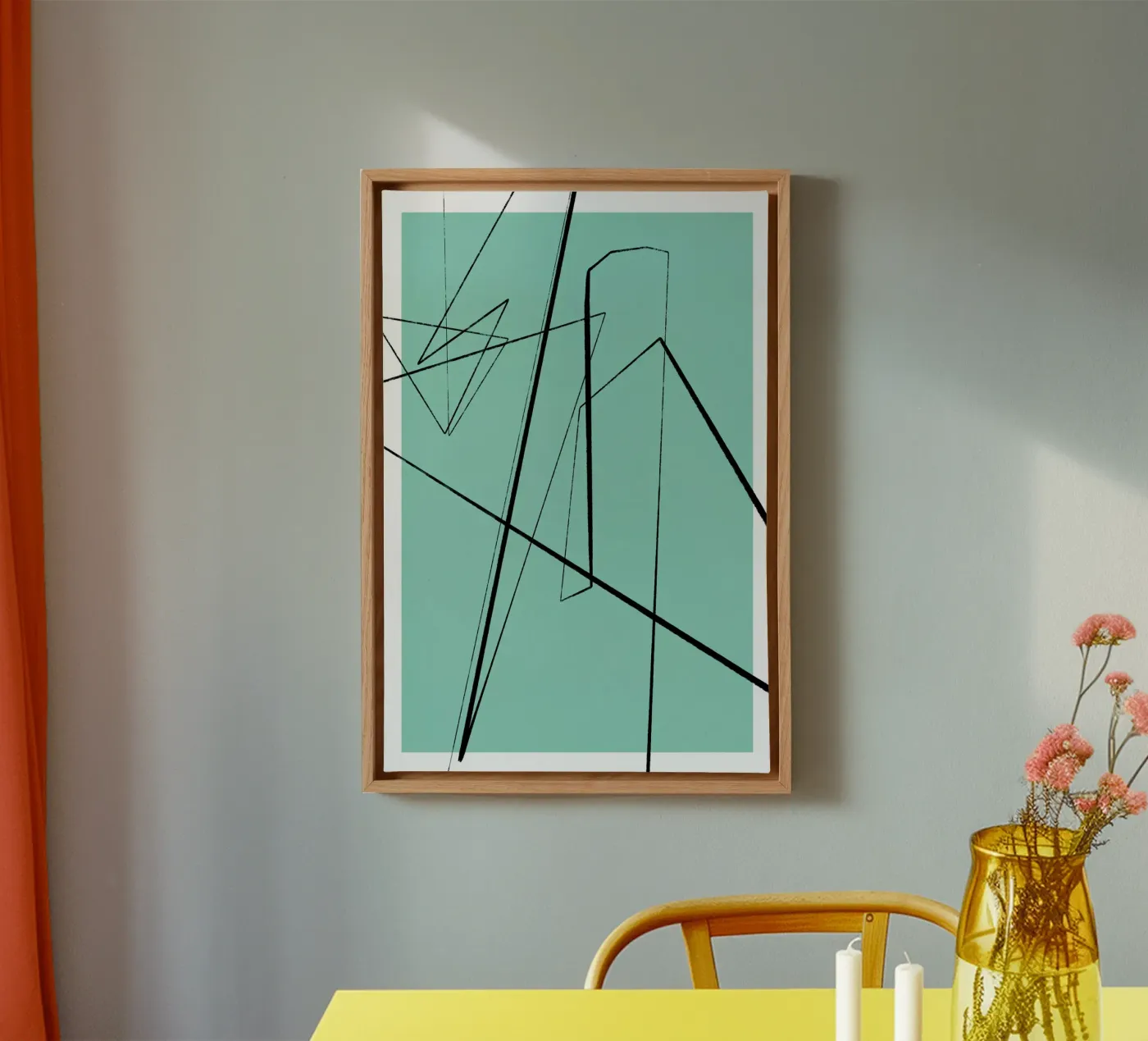 Angular Lines No 3 tela da treechild