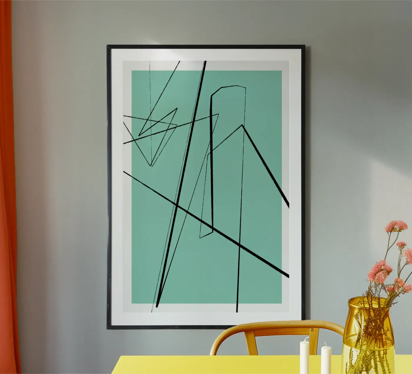 Angular Lines No 3 poster van treechild