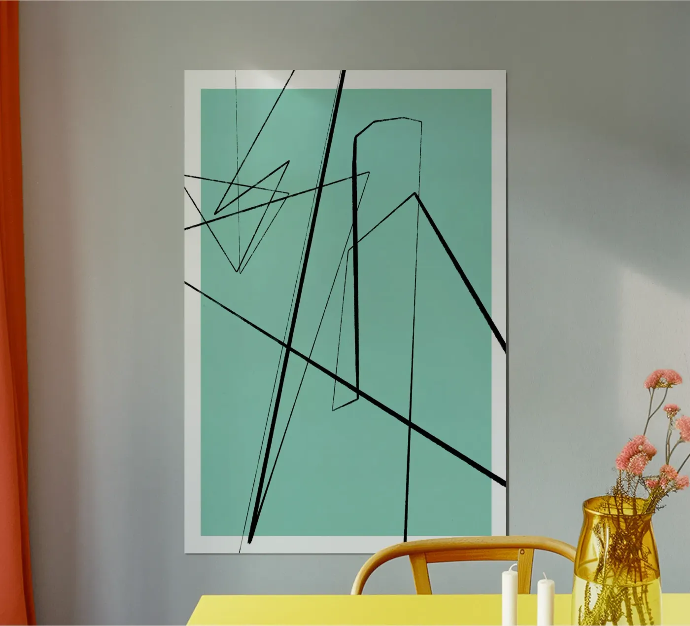 Angular Lines No 3 poster van treechild