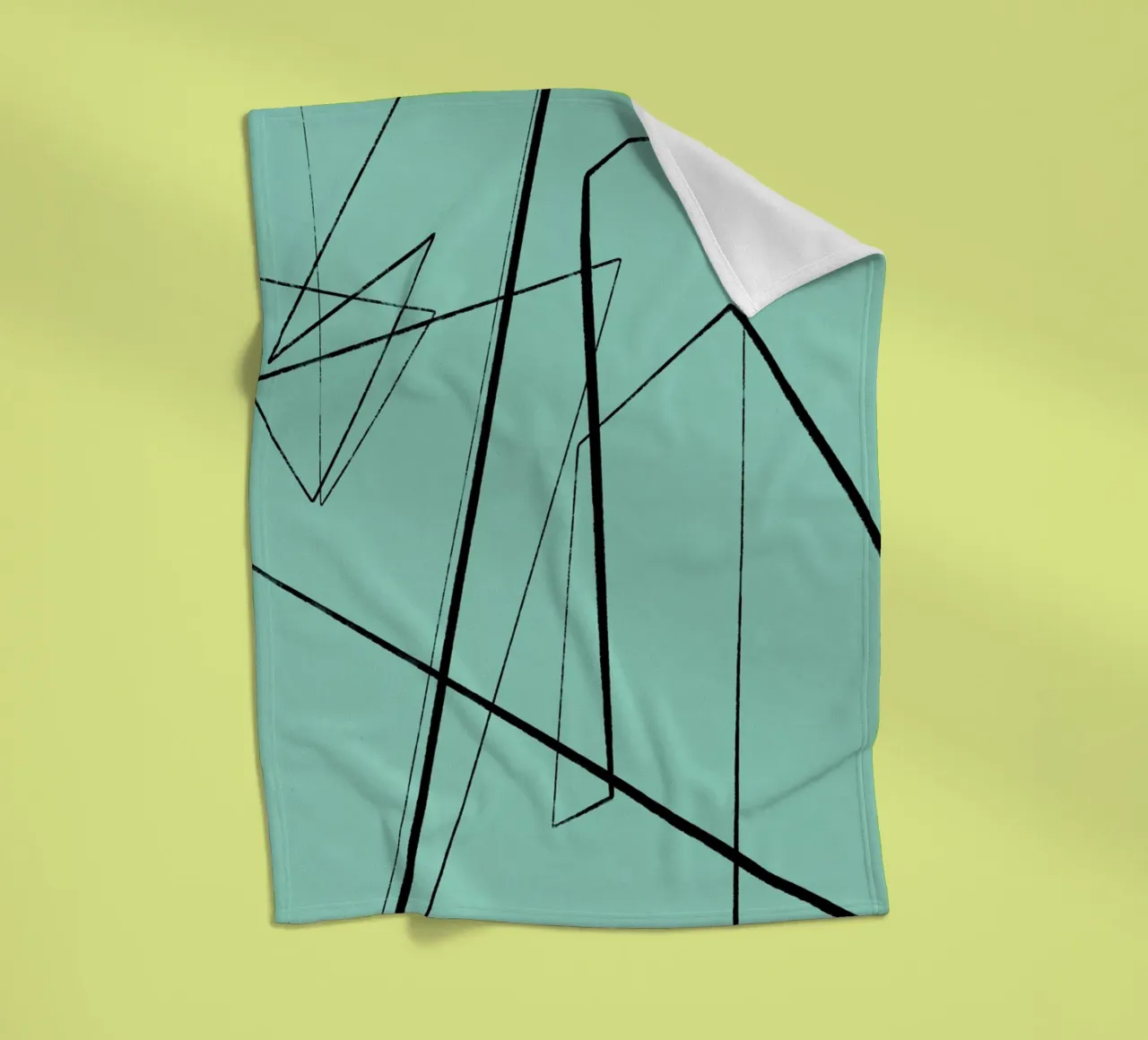 Angular Lines No 3 Fleecedecke von treechild