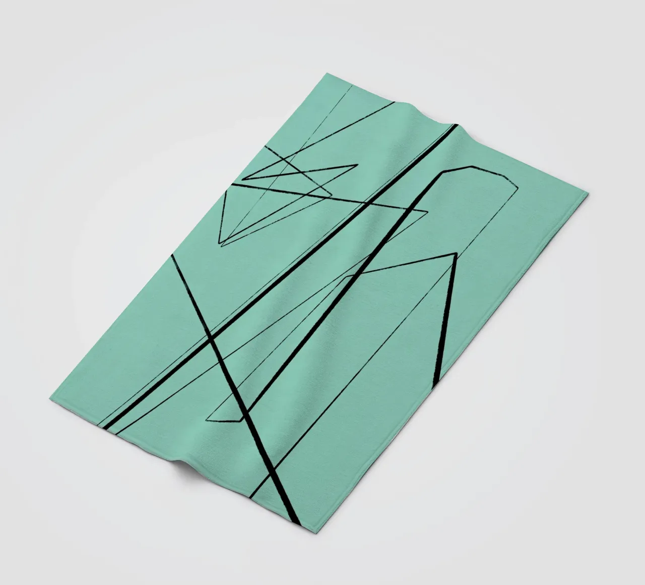 Angular Lines No 3 coperta in pile da treechild