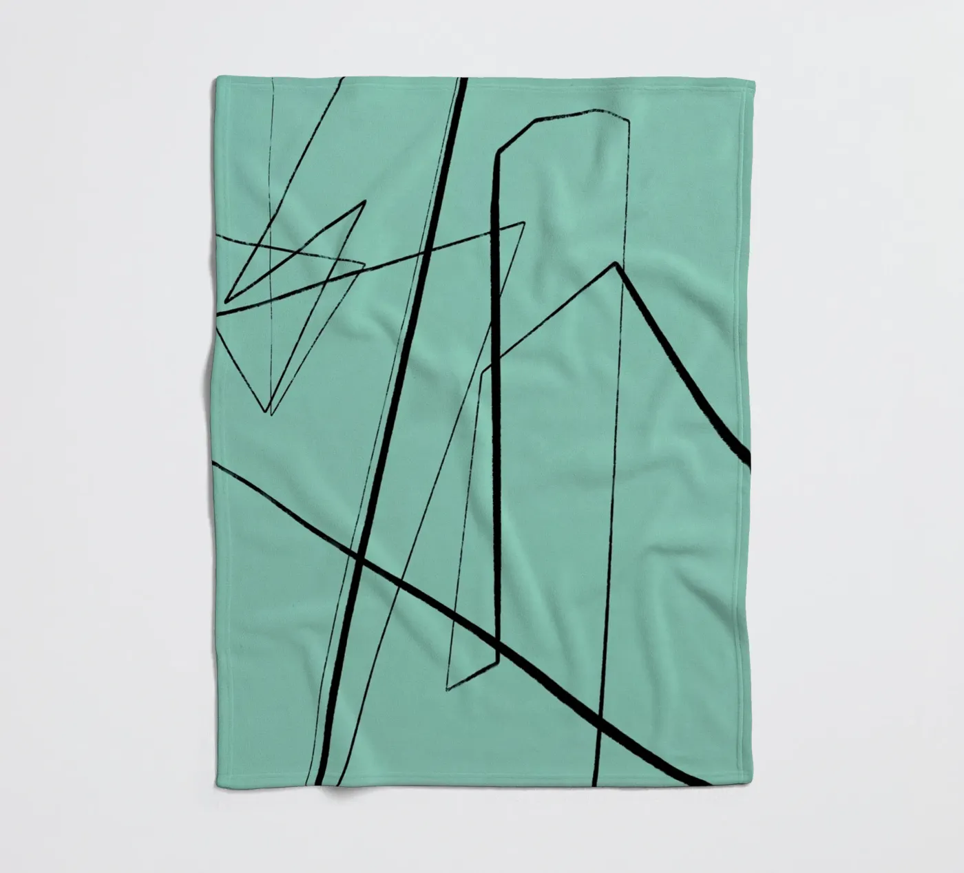 Angular Lines No 3 Fleecedecke von treechild