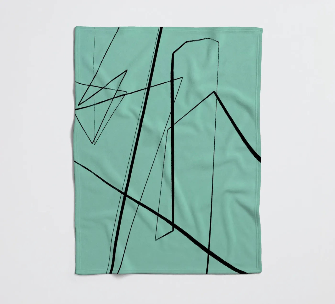 Angular Lines No 3 fleecedeken van treechild