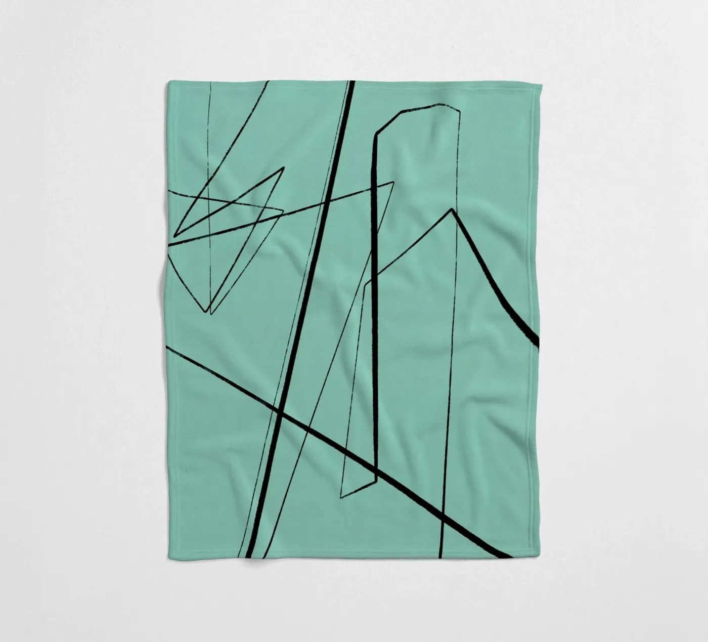 Angular Lines No 3 fleecedeken van treechild