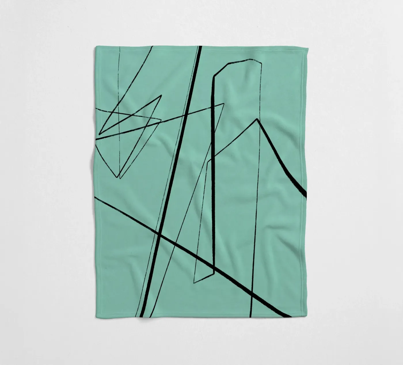 Angular Lines No 3 Fleecedecke von treechild