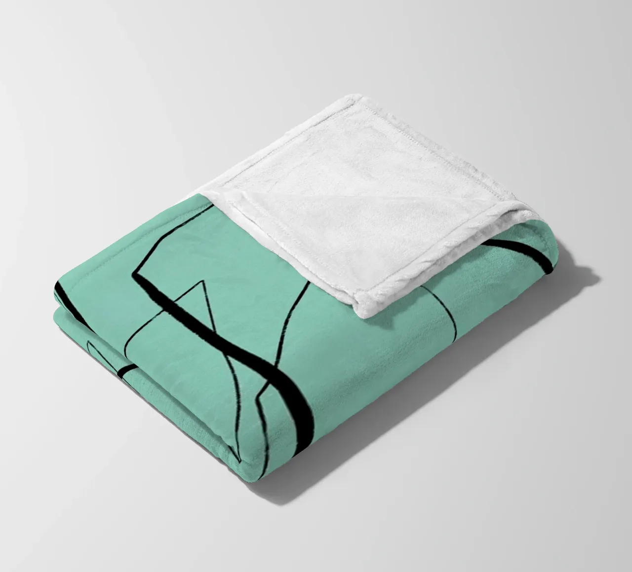 Angular Lines No 3 coperta in pile da treechild