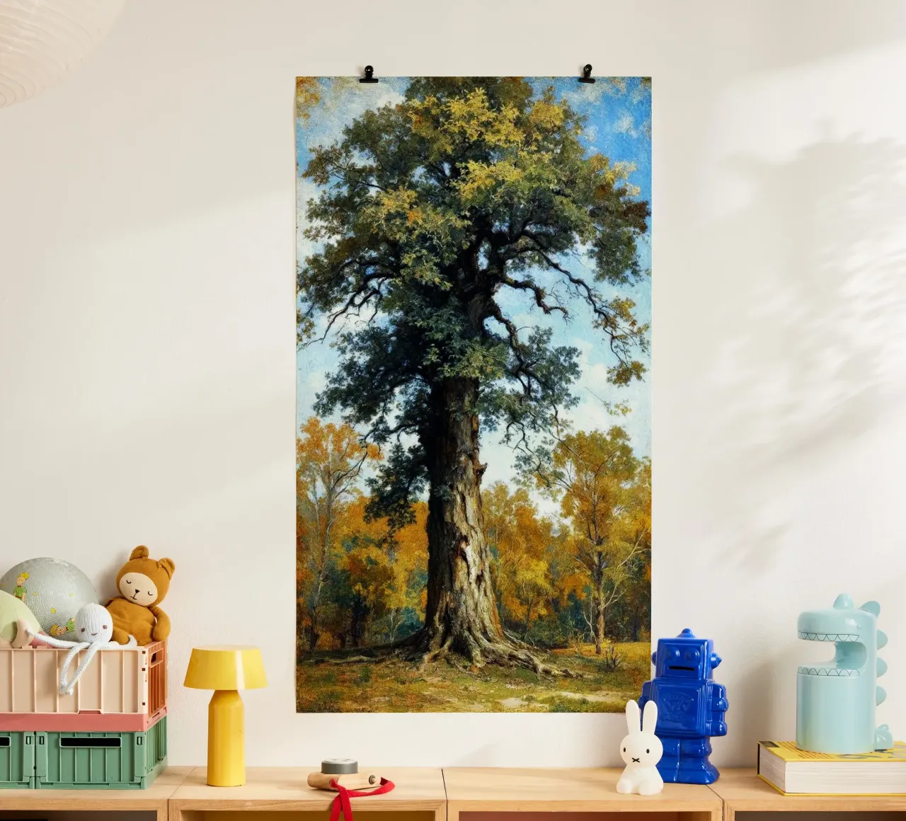 high tree shadow poster da sunity