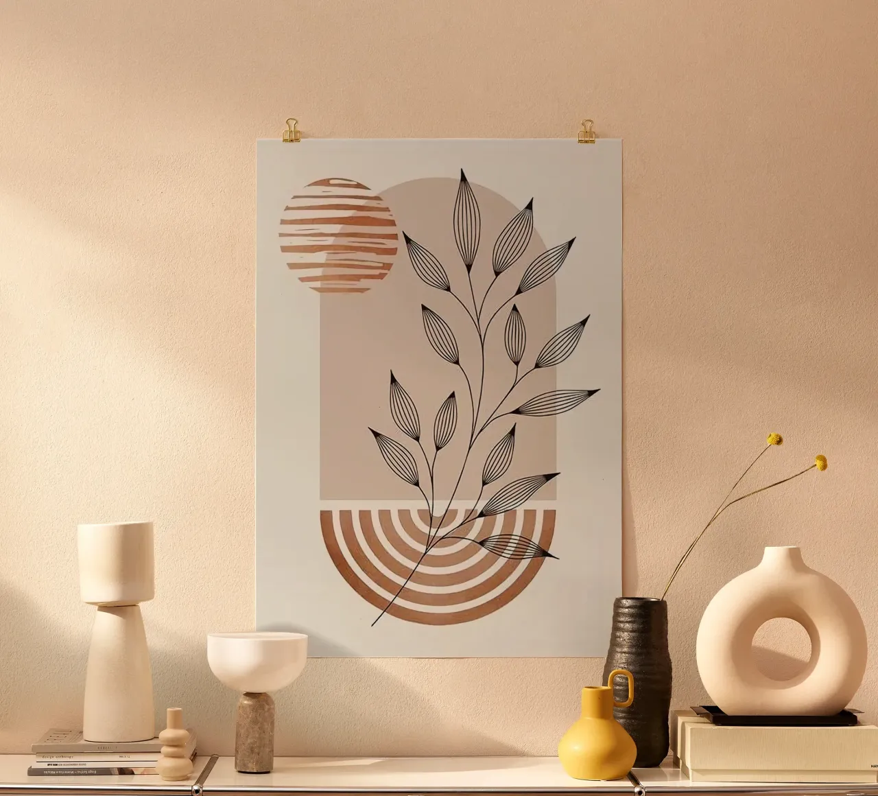 curve square poster de sunity