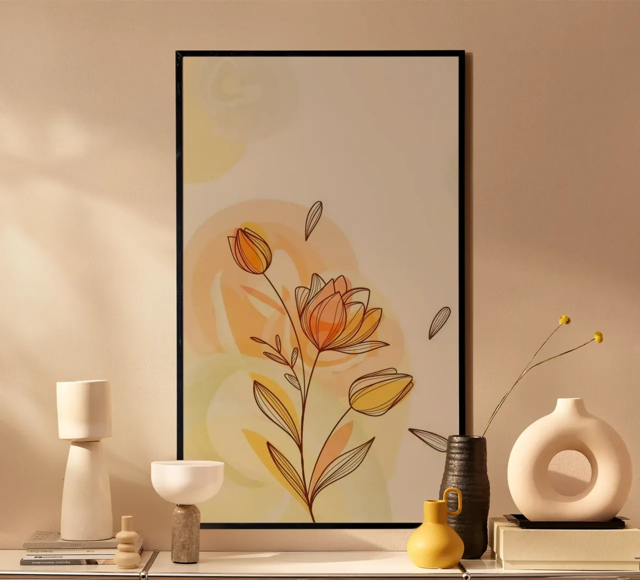 flower in shape poster da firmana