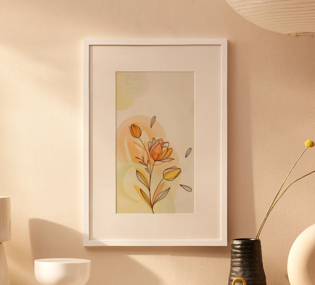 flower in shape poster da firmana