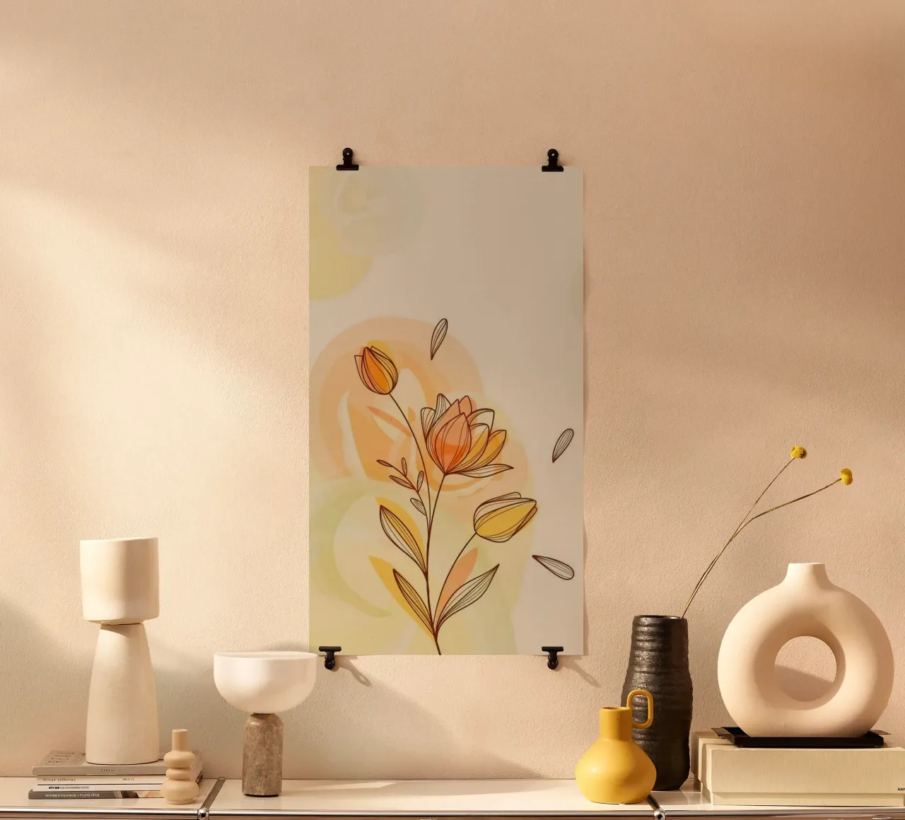 flower in shape poster da firmana