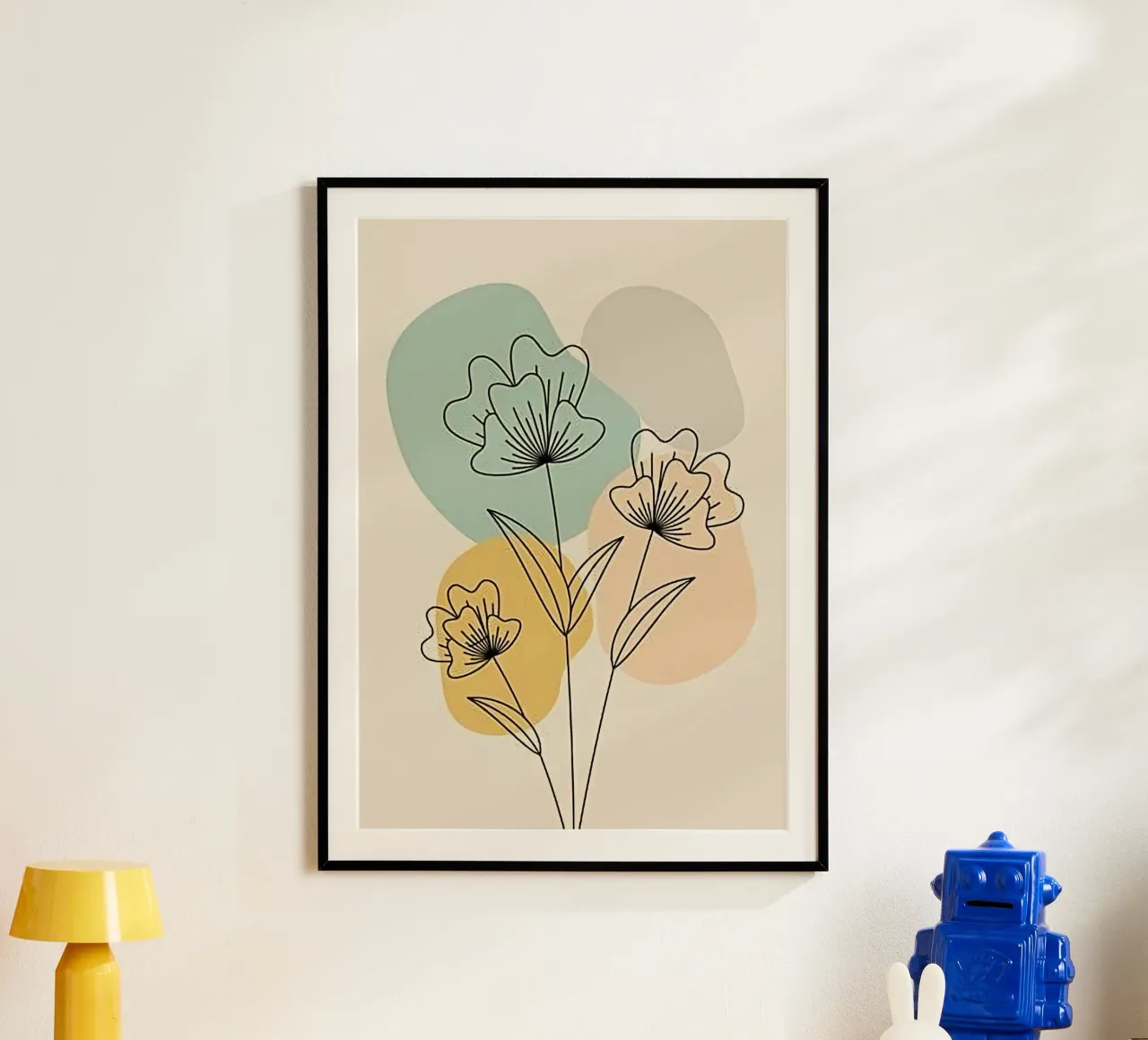rose line shape poster da sunity