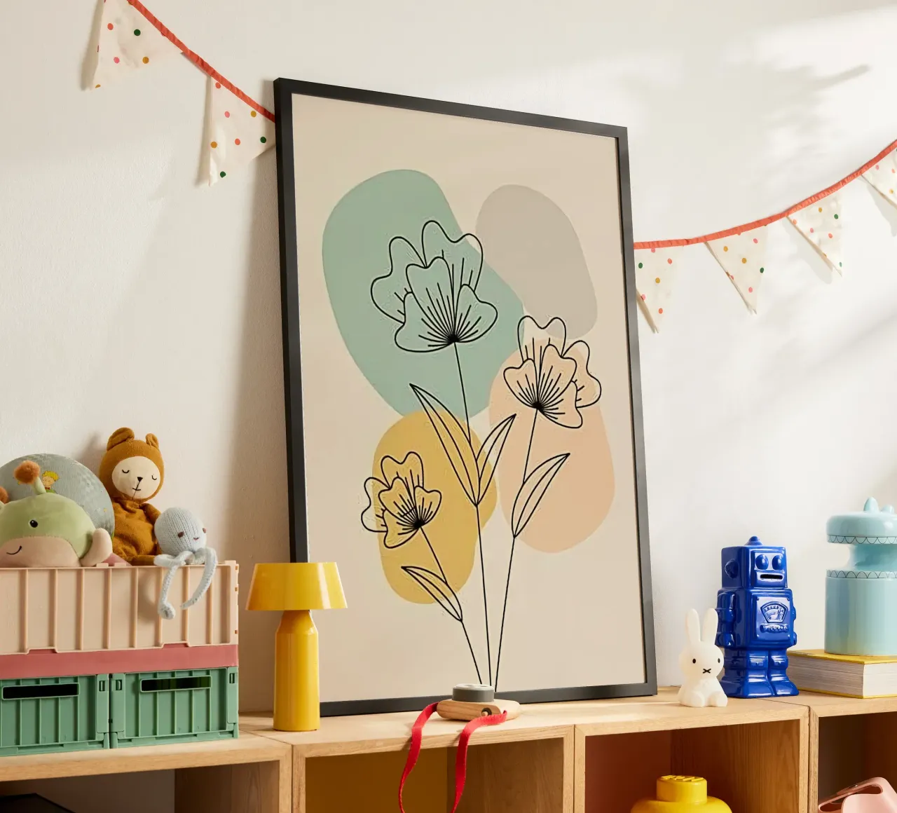 rose line shape poster da sunity