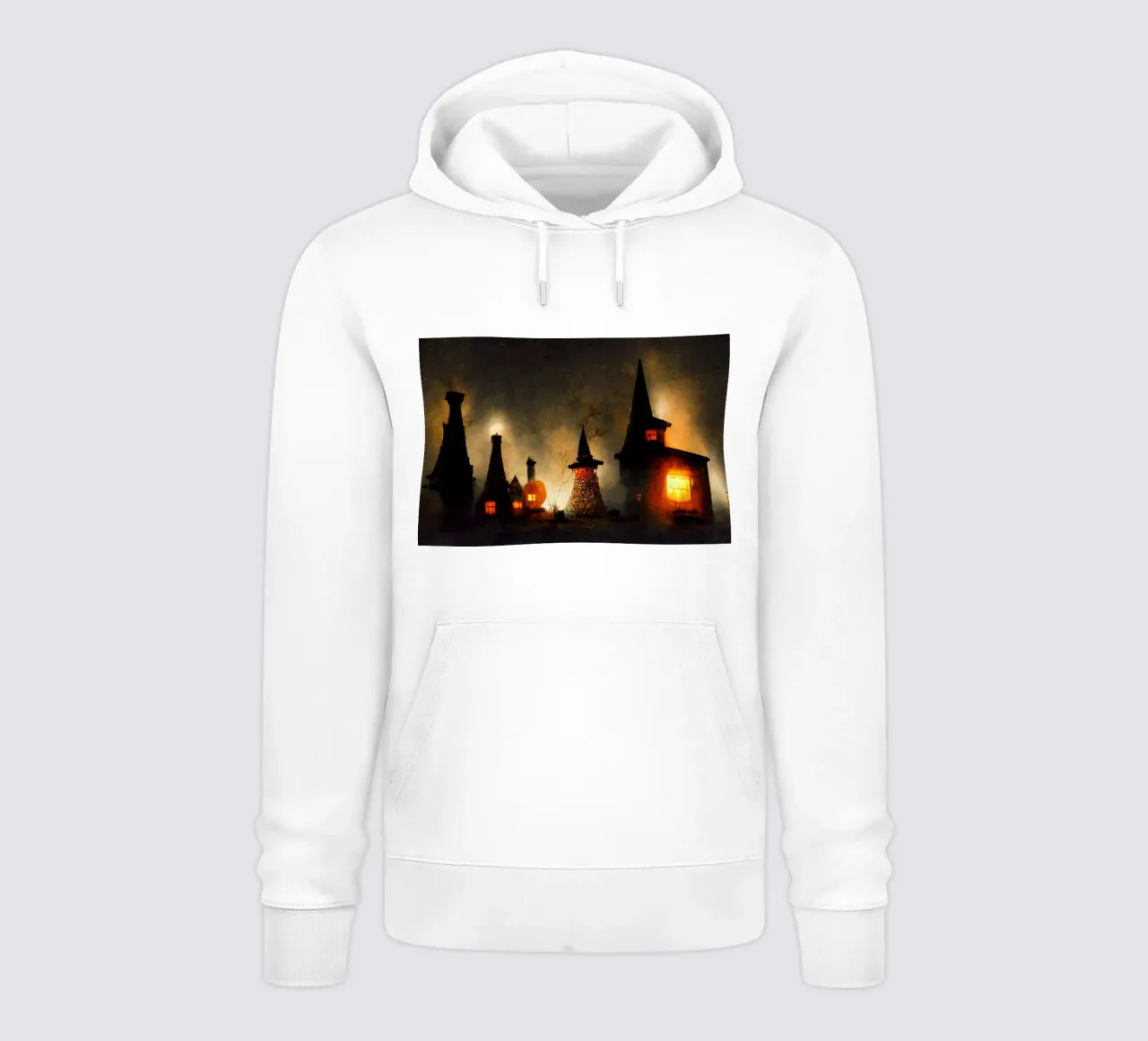 Spooky Village felpa con cappuccio da treechild