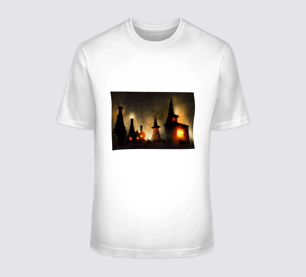 Spooky Village camiseta de treechild
