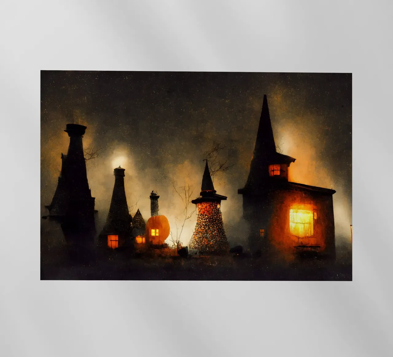 Spooky Village pellicola backlit da treechild