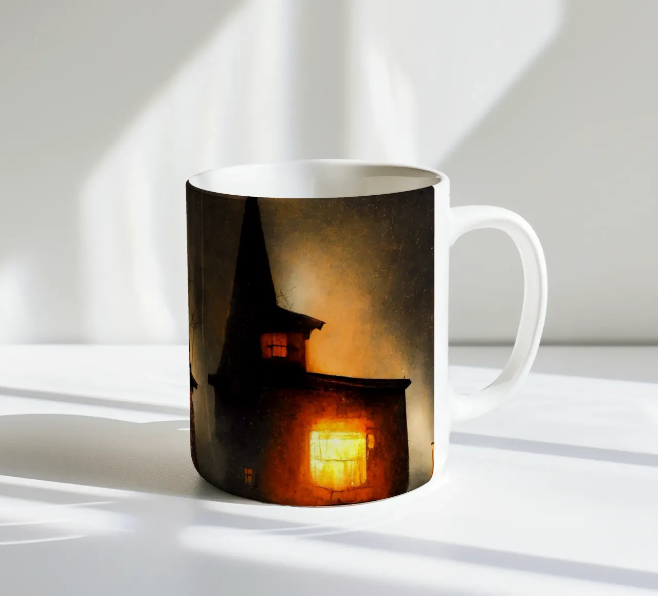 Spooky Village tazza in ceramica da treechild