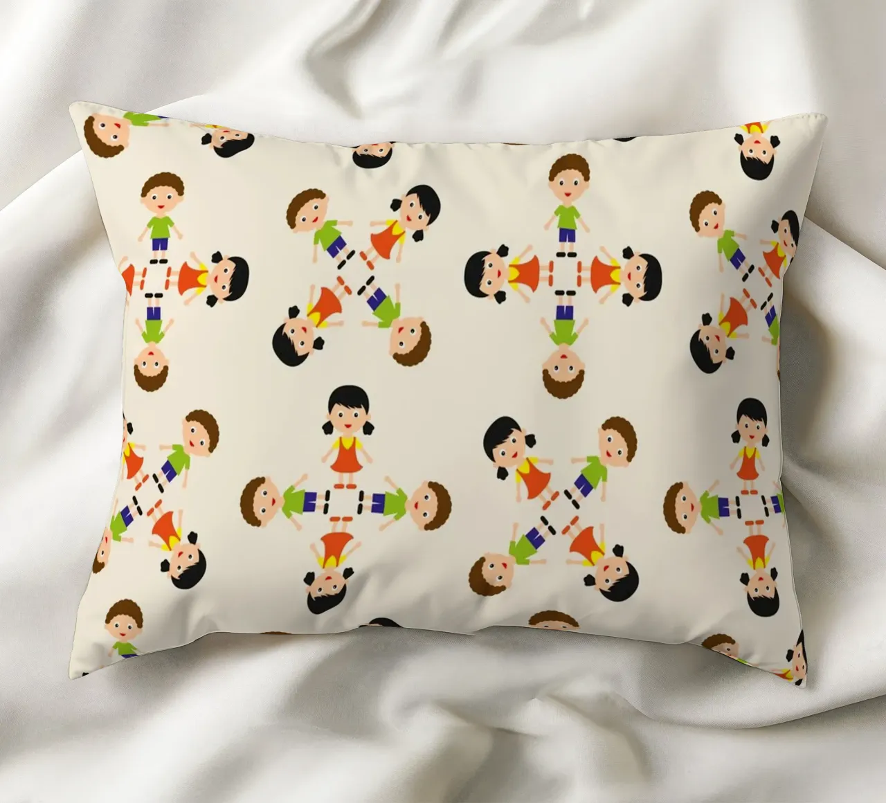 Children pattern cuscino da kathrinmay