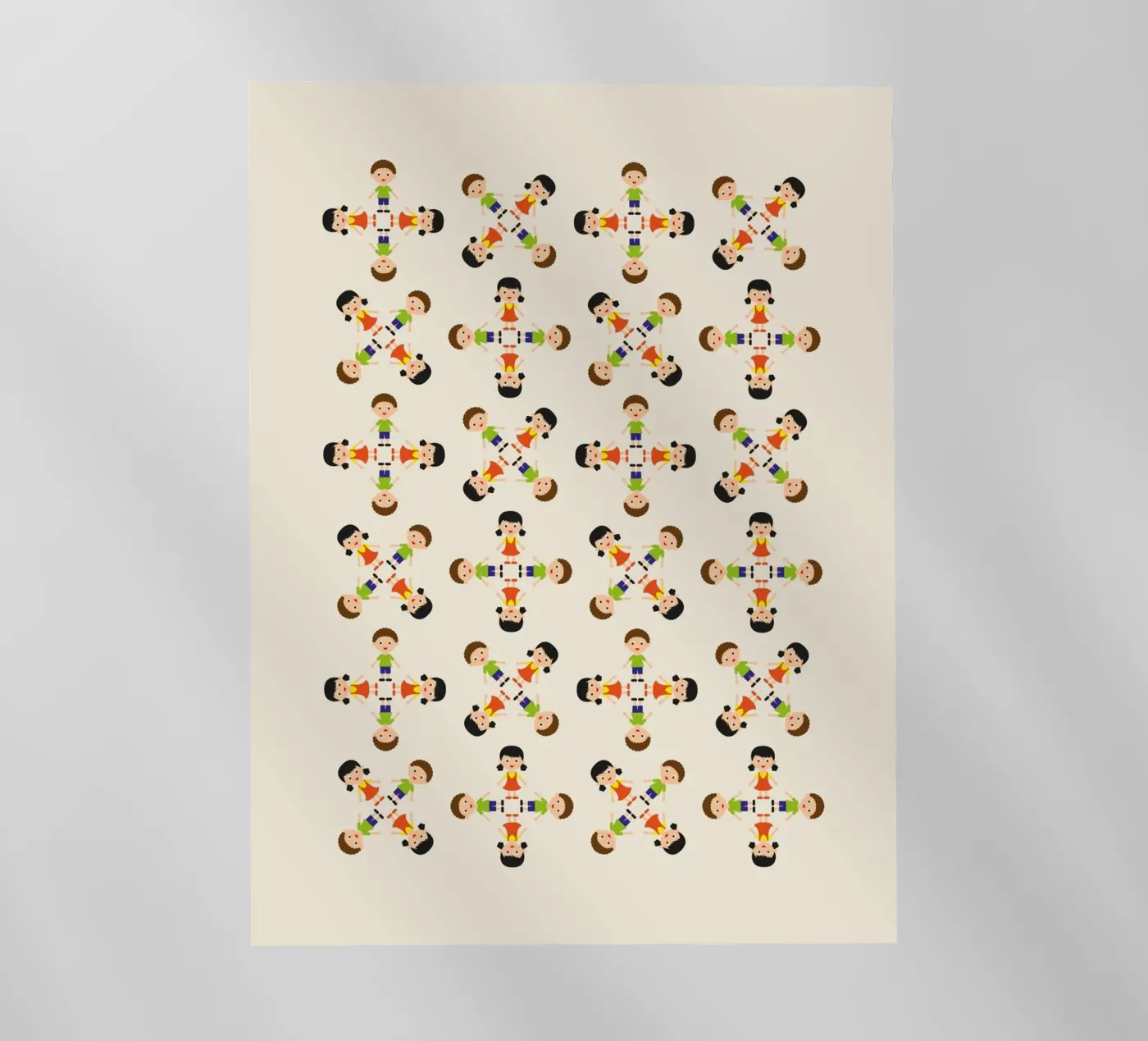 Children pattern backlit film by kathrinmay