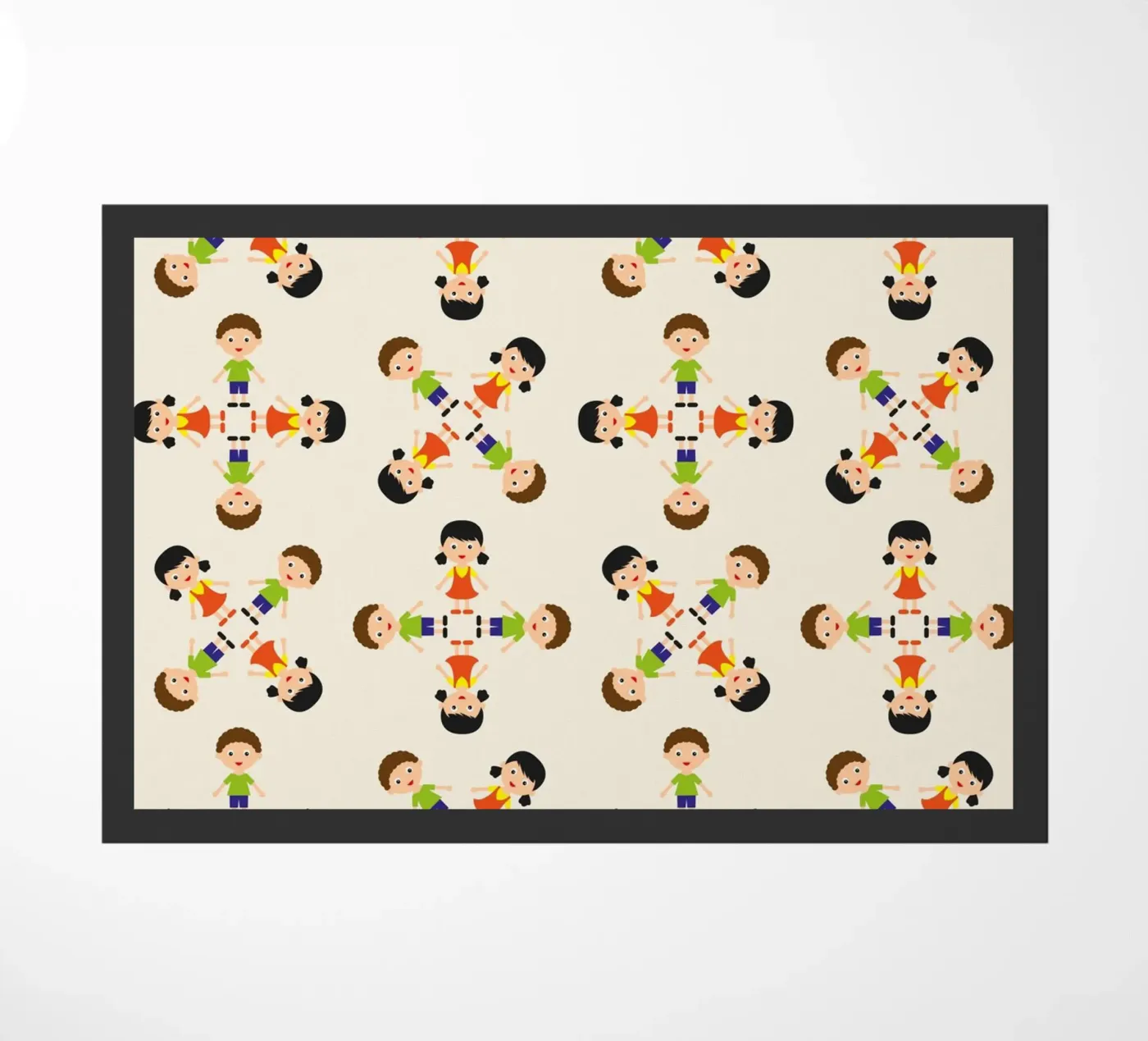 Children pattern deurmat van kathrinmay
