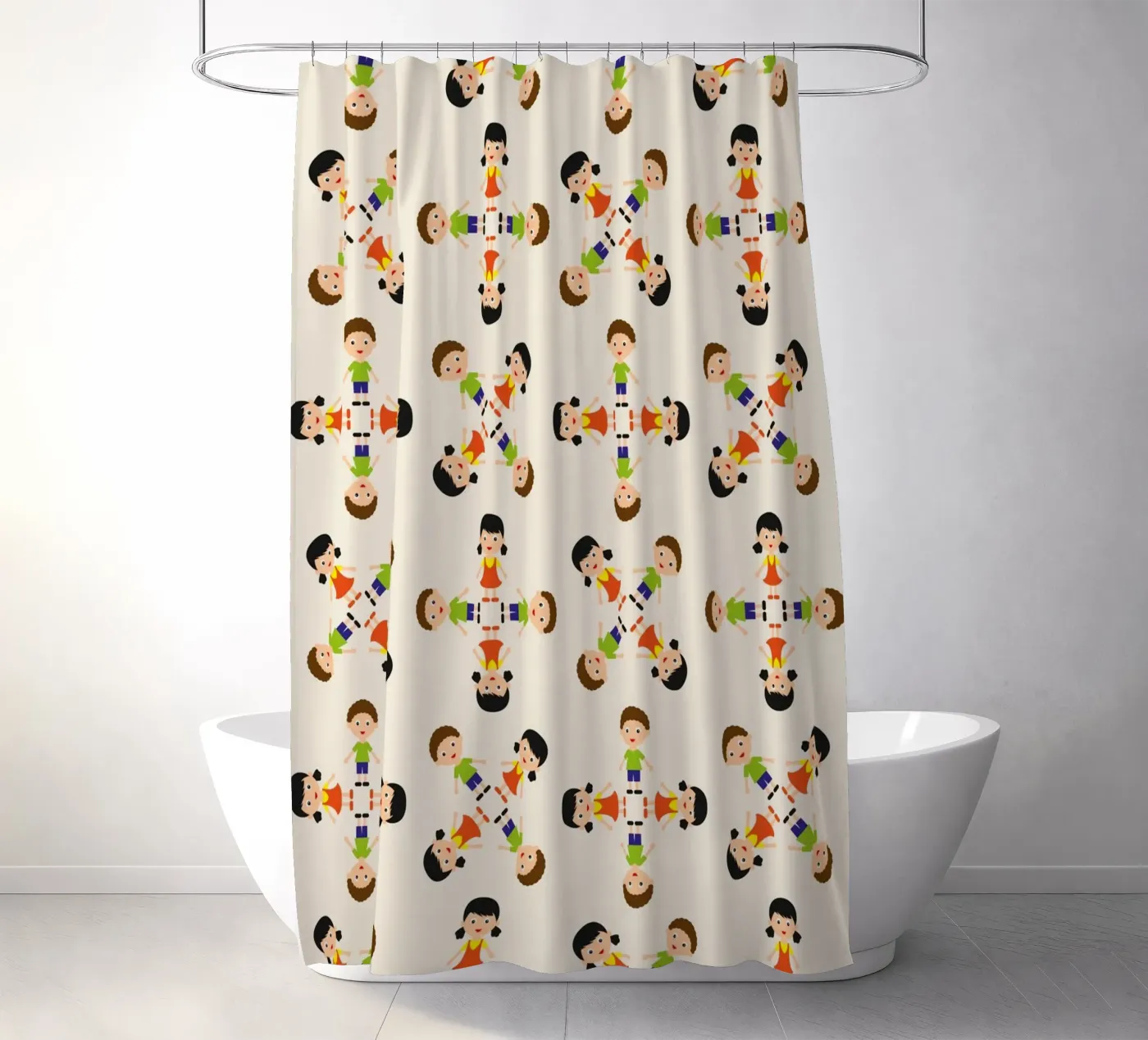 Children pattern Duschvorhang von kathrinmay