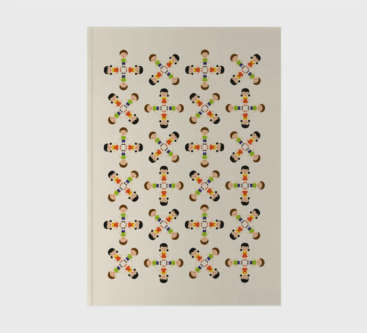 Children pattern notebook by kathrinmay