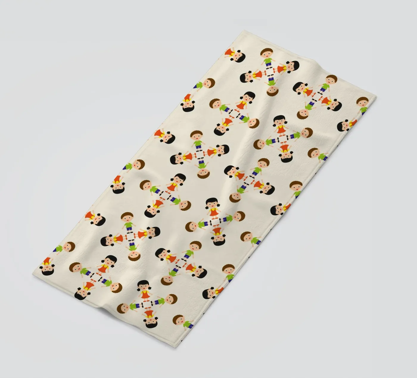 Children pattern Strandtuch von kathrinmay